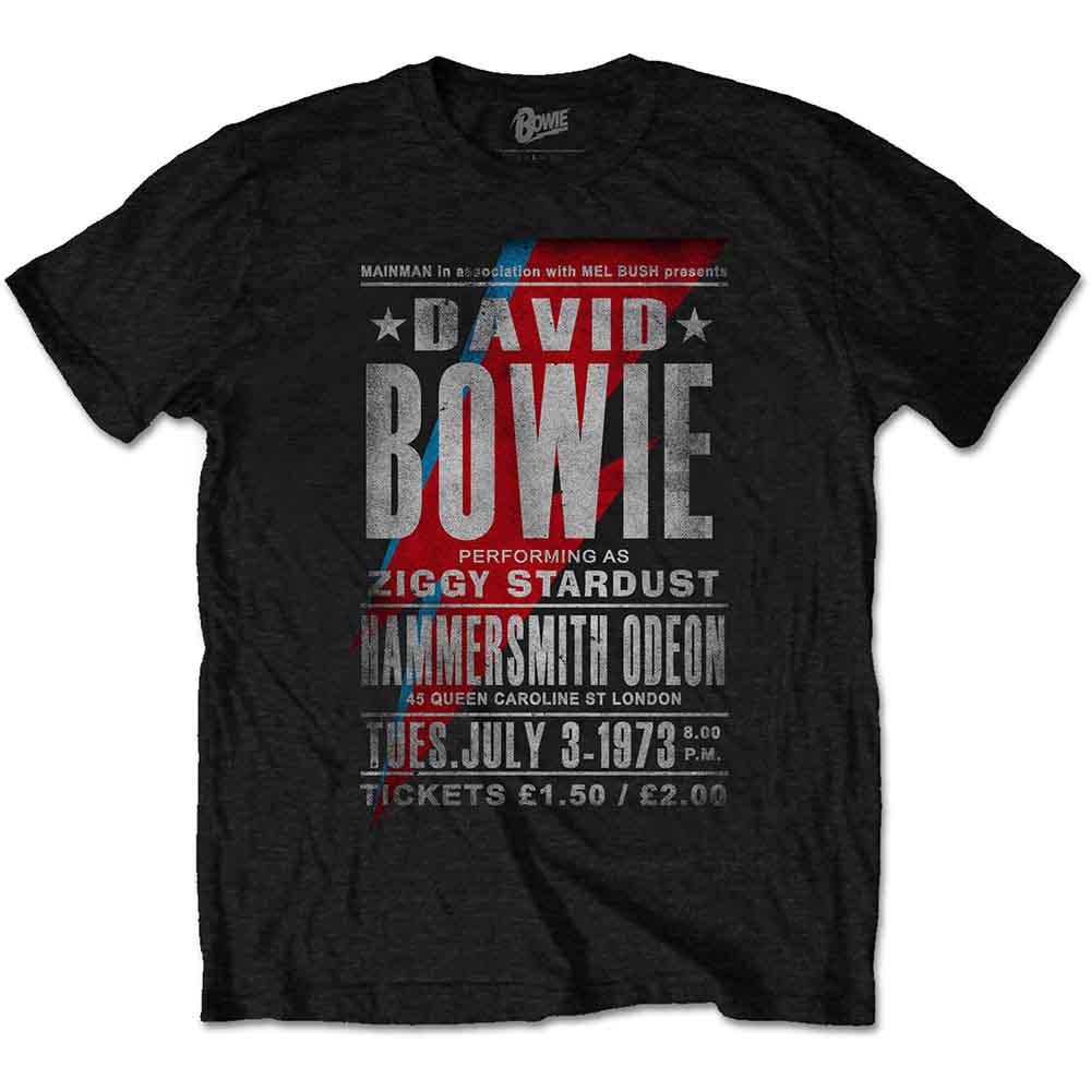David Bowie Hammersmith Odeon [] Black
