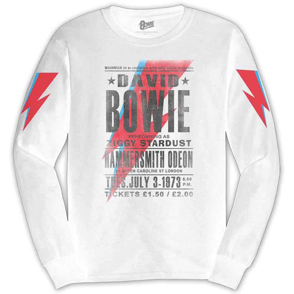 David Bowie Hammersmith Odeon [T-Shirt] - Rock Band Apparel