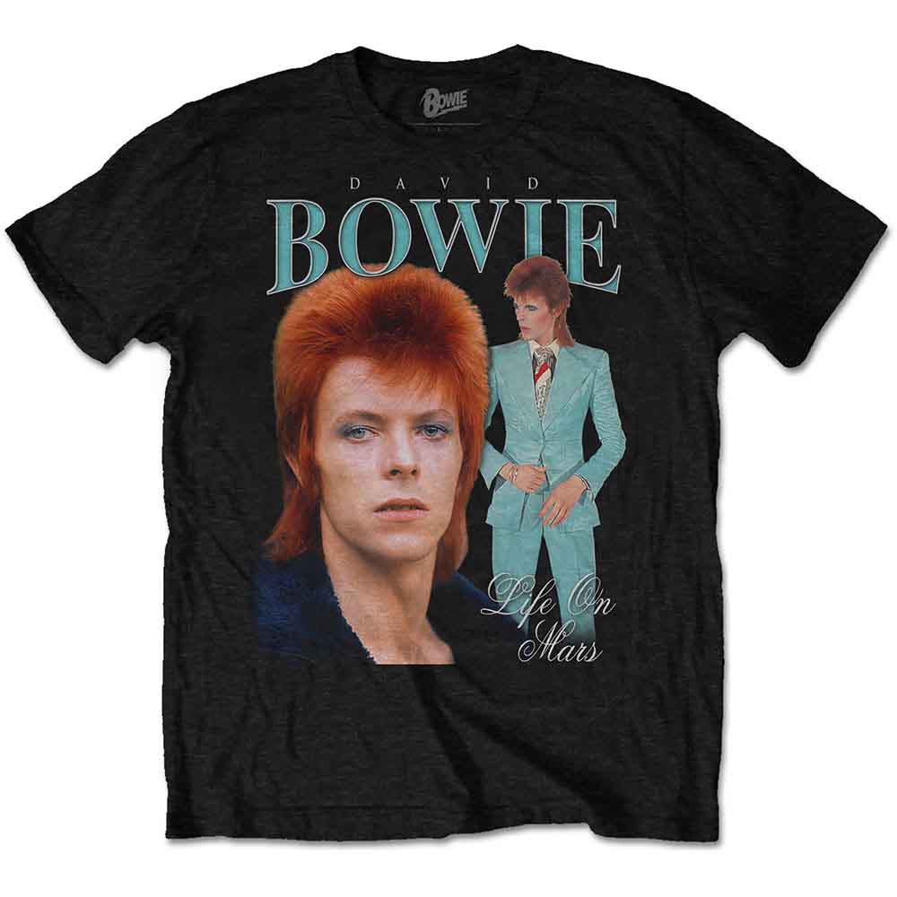 David Bowie Life on Mars Homage [T-Shirt] Black