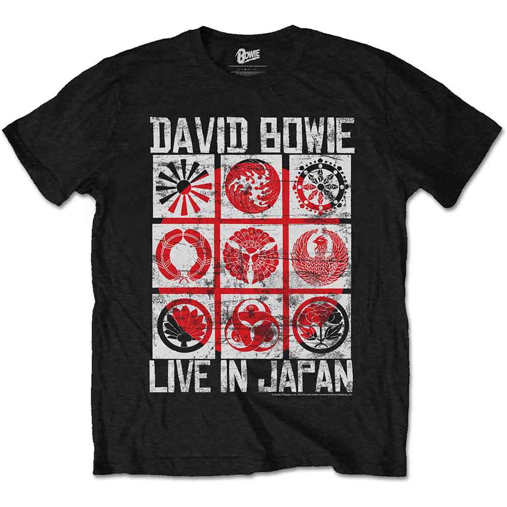 David Bowie Live in Japan [T-Shirt] Black
