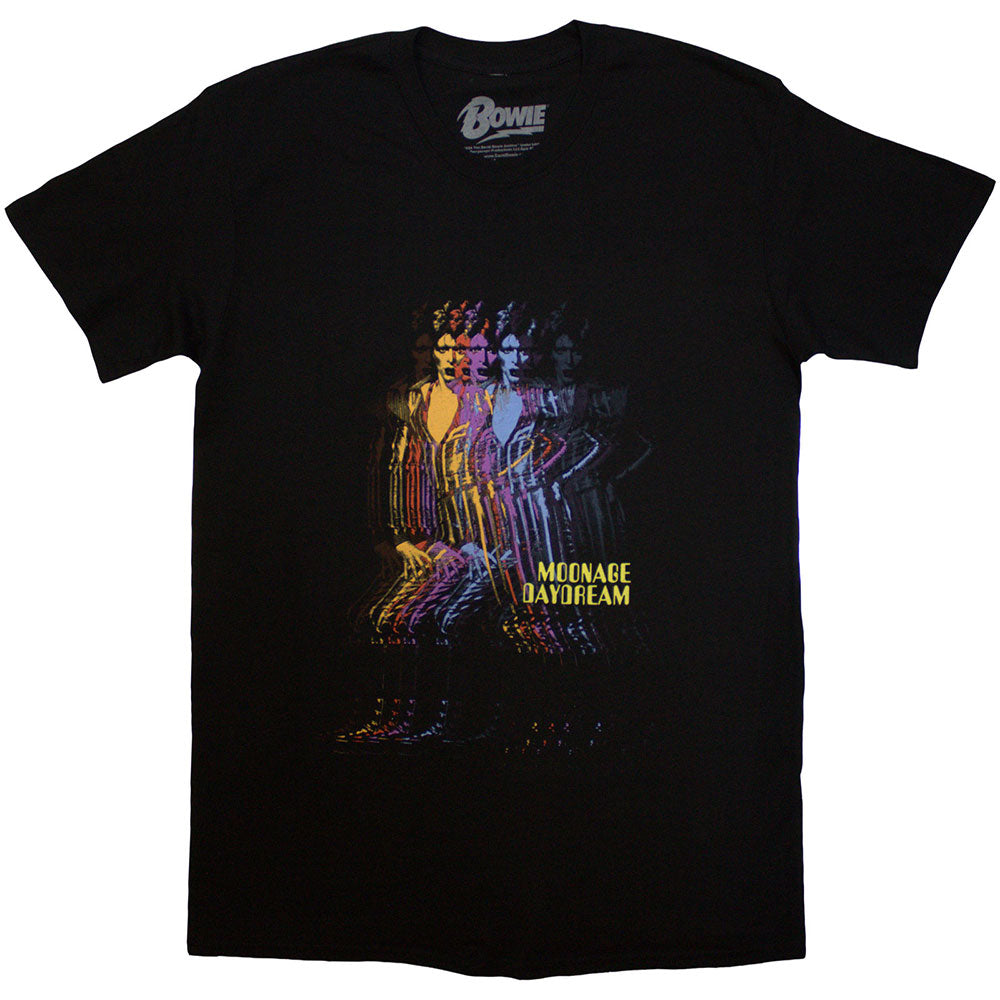 David Bowie Moonage Multi Davids [T-Shirt] Black