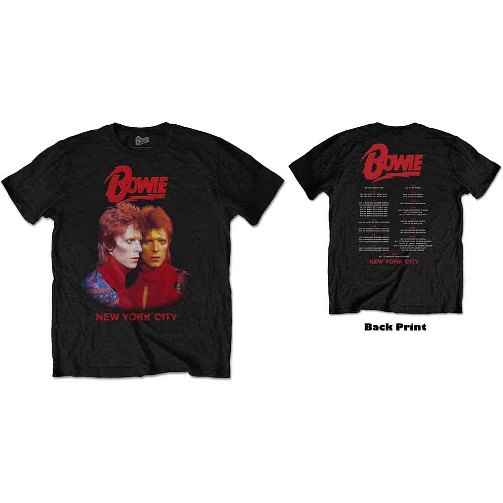 David Bowie New York City [T-Shirt] Black