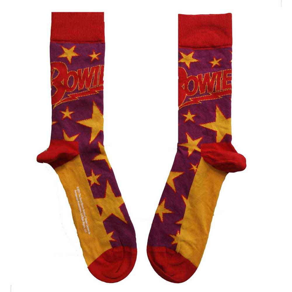 David Bowie Stars Infill [Socks] - Rock Band Apparel