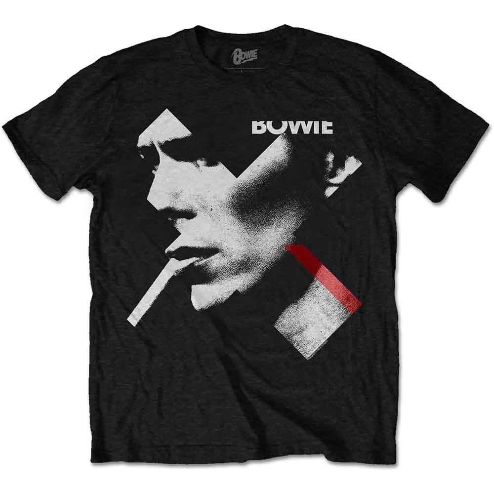 David Bowie X Smoke Red [T-Shirt] Black