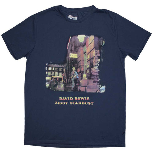 David Bowie Ziggy Stardust [T-Shirt] Blue