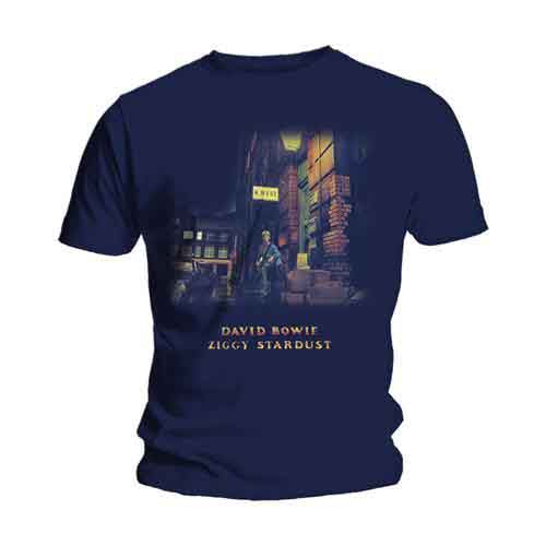 David Bowie Ziggy Stardust [T-Shirt] Blue