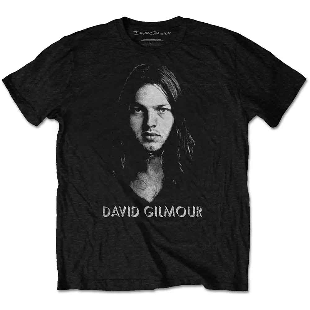 David Gilmour Half-tone Face [T-Shirt] - Rock Band Apparel