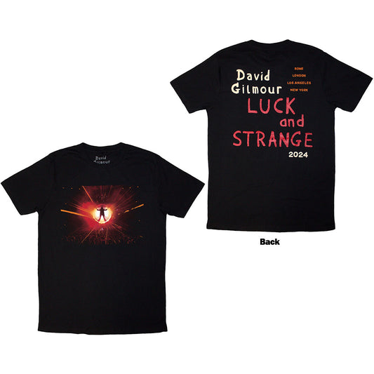 David Gilmour Luck & Strange Stage Shot [] Black