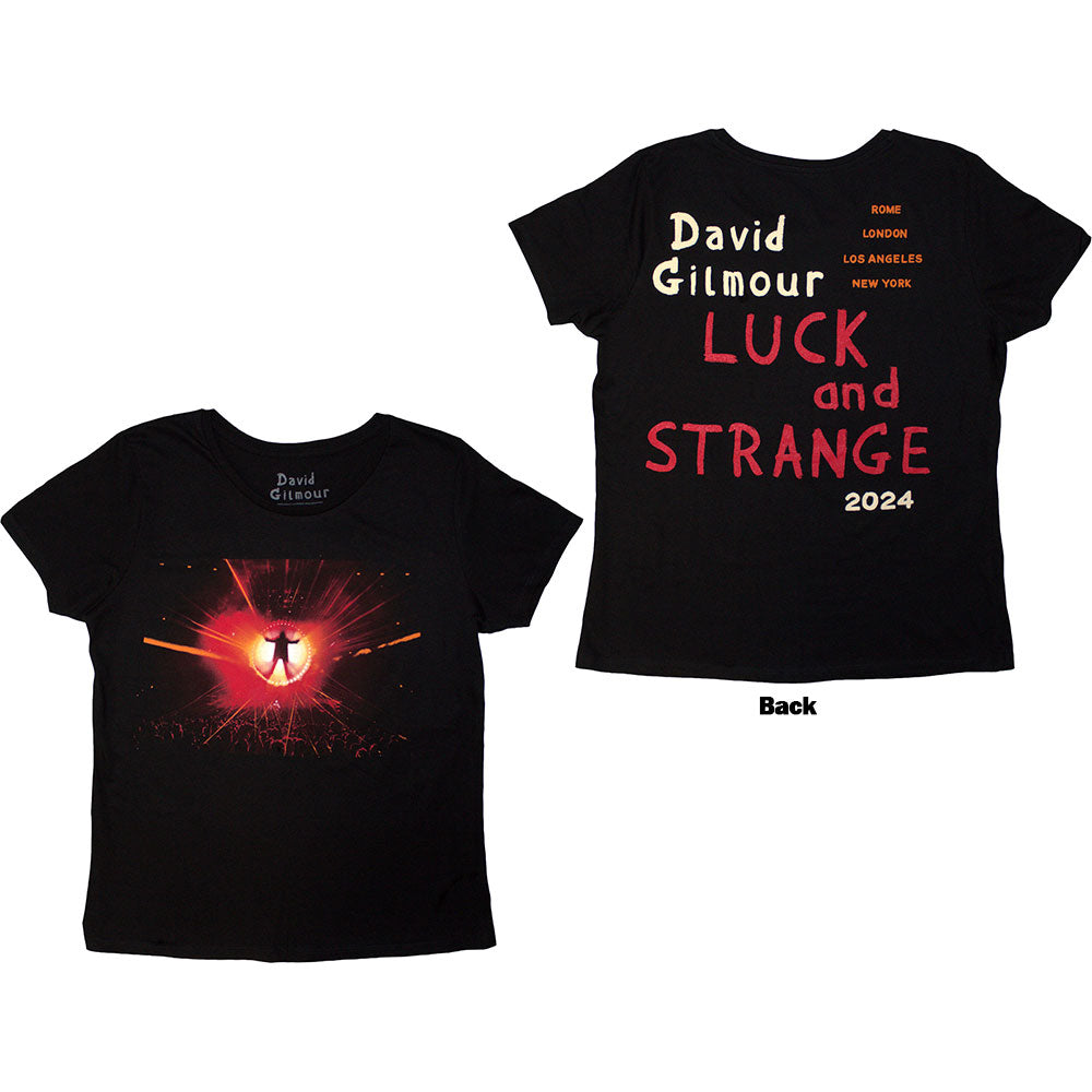 David Gilmour Luck & Strange Stage Shot [] Black