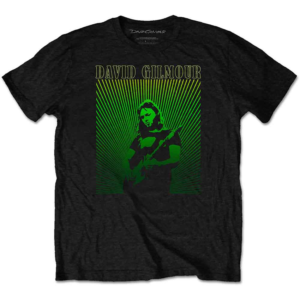 David Gilmour Rays Gradient [T-Shirt] Black