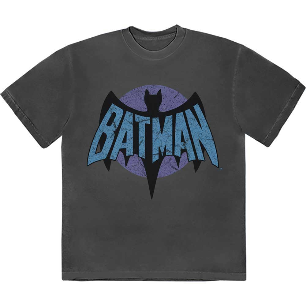 DC Comics Batman Retro Logo [T-Shirt] Grey
