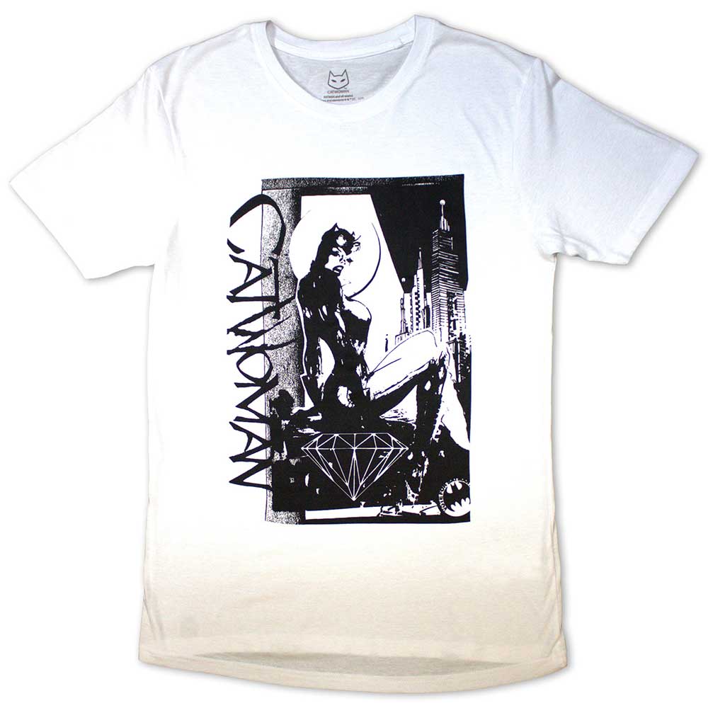 DC Comics Catwoman - Skyline [T-Shirt] White