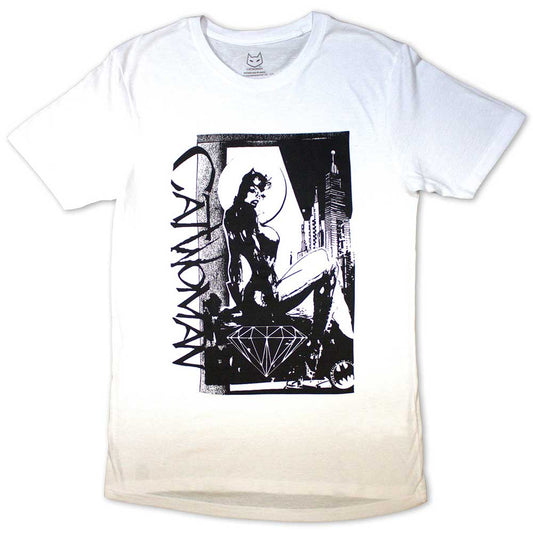 DC Comics Catwoman - Skyline [T-Shirt] White