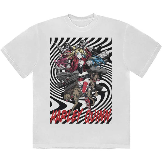 DC Comics Harley Quinn Spiral [T-Shirt] White