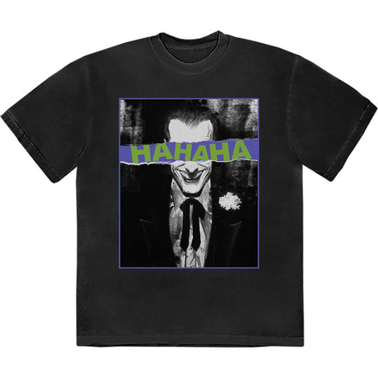 DC Comics Joker Hahaha Eyes [T-Shirt] Black