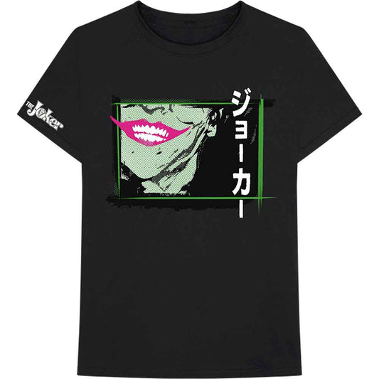 DC Comics Joker Smile Frame Anime [T-Shirt] Black