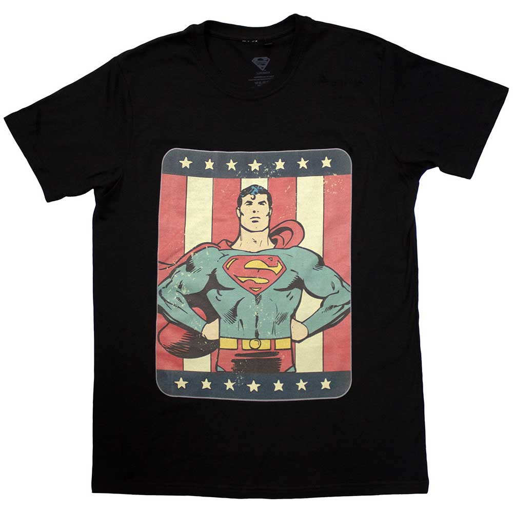DC Comics Superman Stripes [T-Shirt] Black