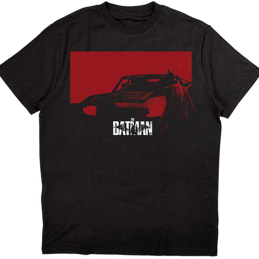 DC Comics The Batman Red Car [T-Shirt] Black