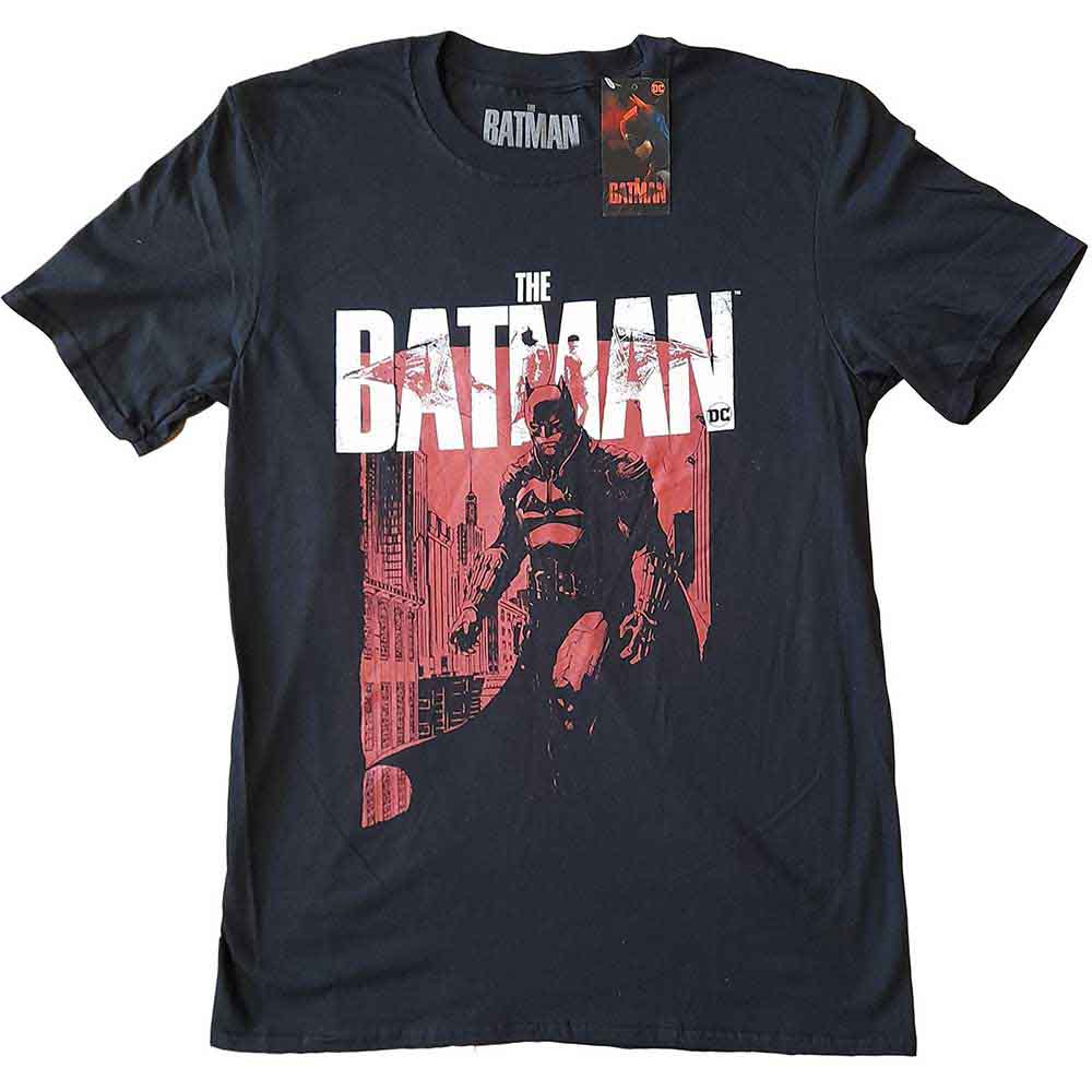 DC Comics The Batman Red Figure [T-Shirt] Black