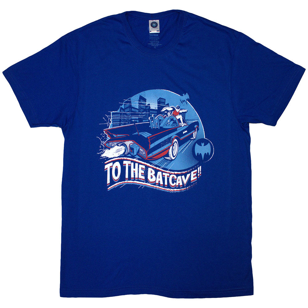 DC Comics To The Batcave [T-Shirt] Blue