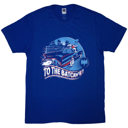 DC Comics To The Batcave [T-Shirt] Blue