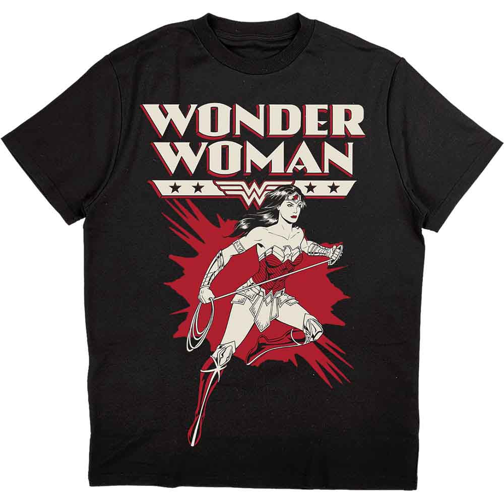 DC Comics Wonder Woman Explosion [T-Shirt] Black