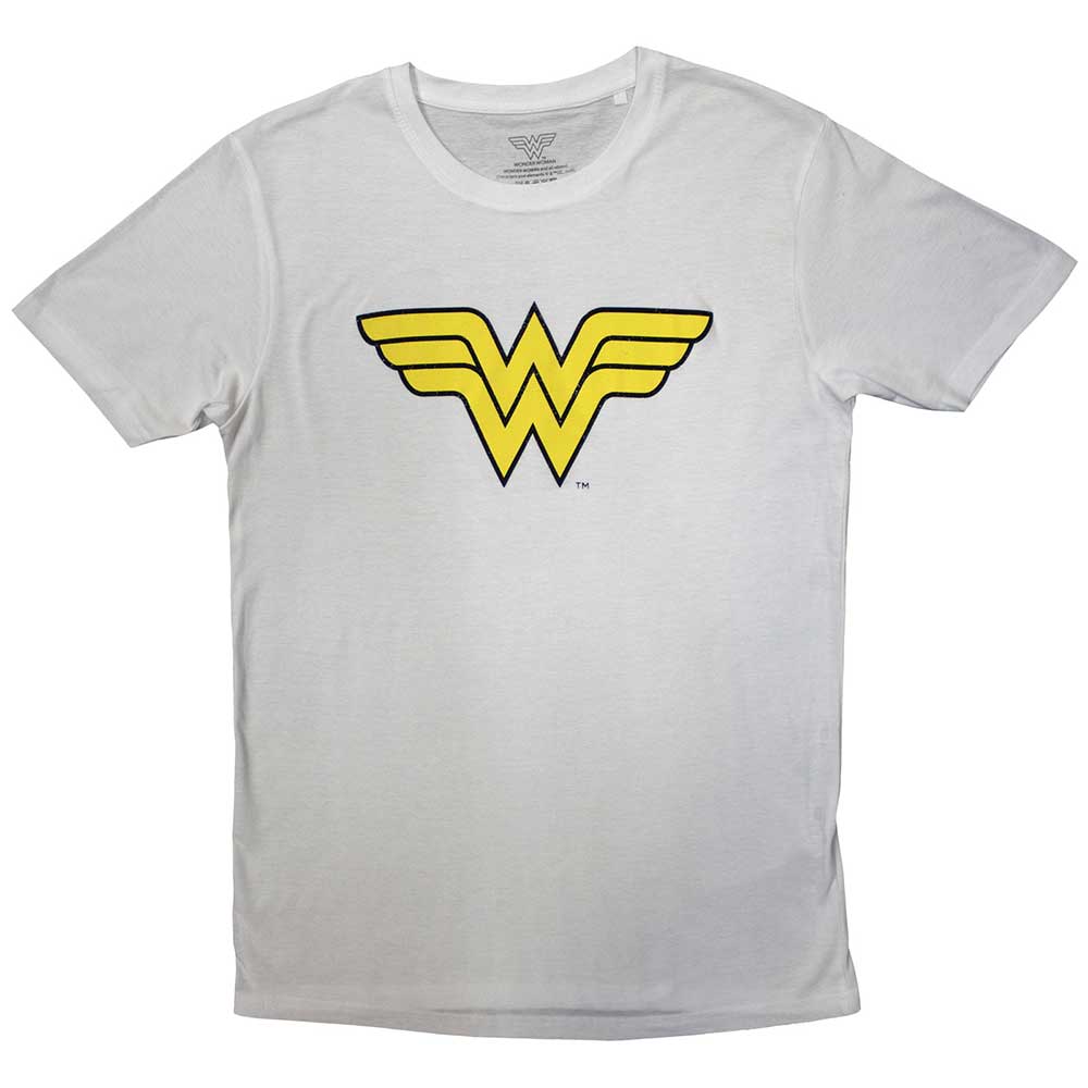 DC Comics Wonder Woman - Yellow Logo [T-Shirt] White