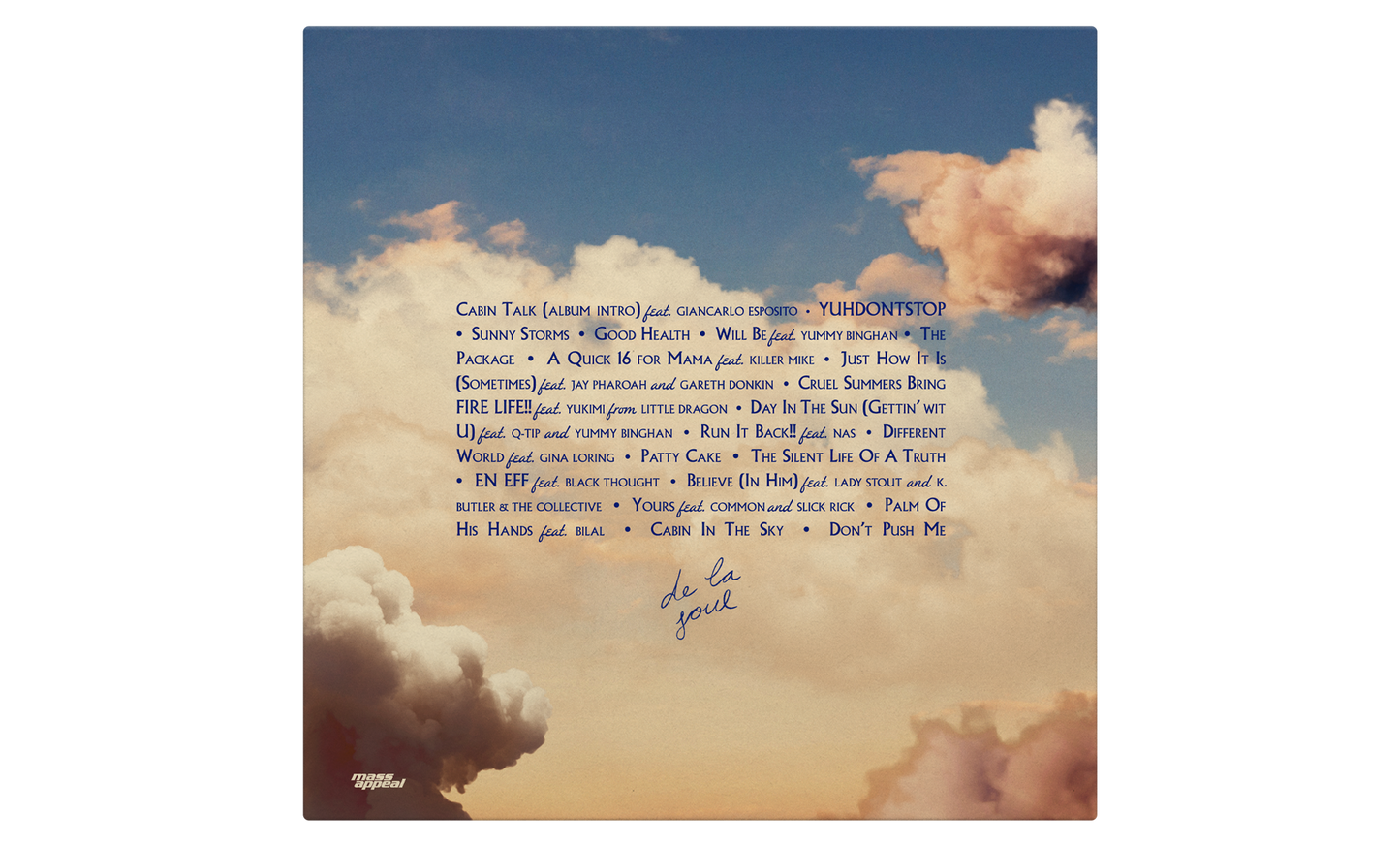 De La Soul - Cabin In The Sky (Alternate Cover) [Opaque Sky Blue Vinyl] [Vinyl]