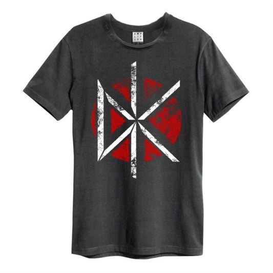 Amplified DEAD KENNEDYS LOGO AMPLIFIED VINTAGE CHARCOAL [T-Shirt] - Rock Band Apparel