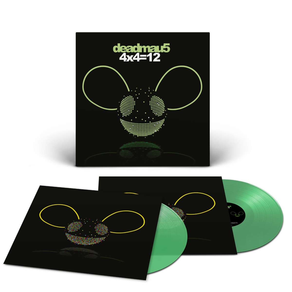 Deadmau5 - 4x4=12 (Clear Vinyl, Green) (2 Lp's) [Vinyl]