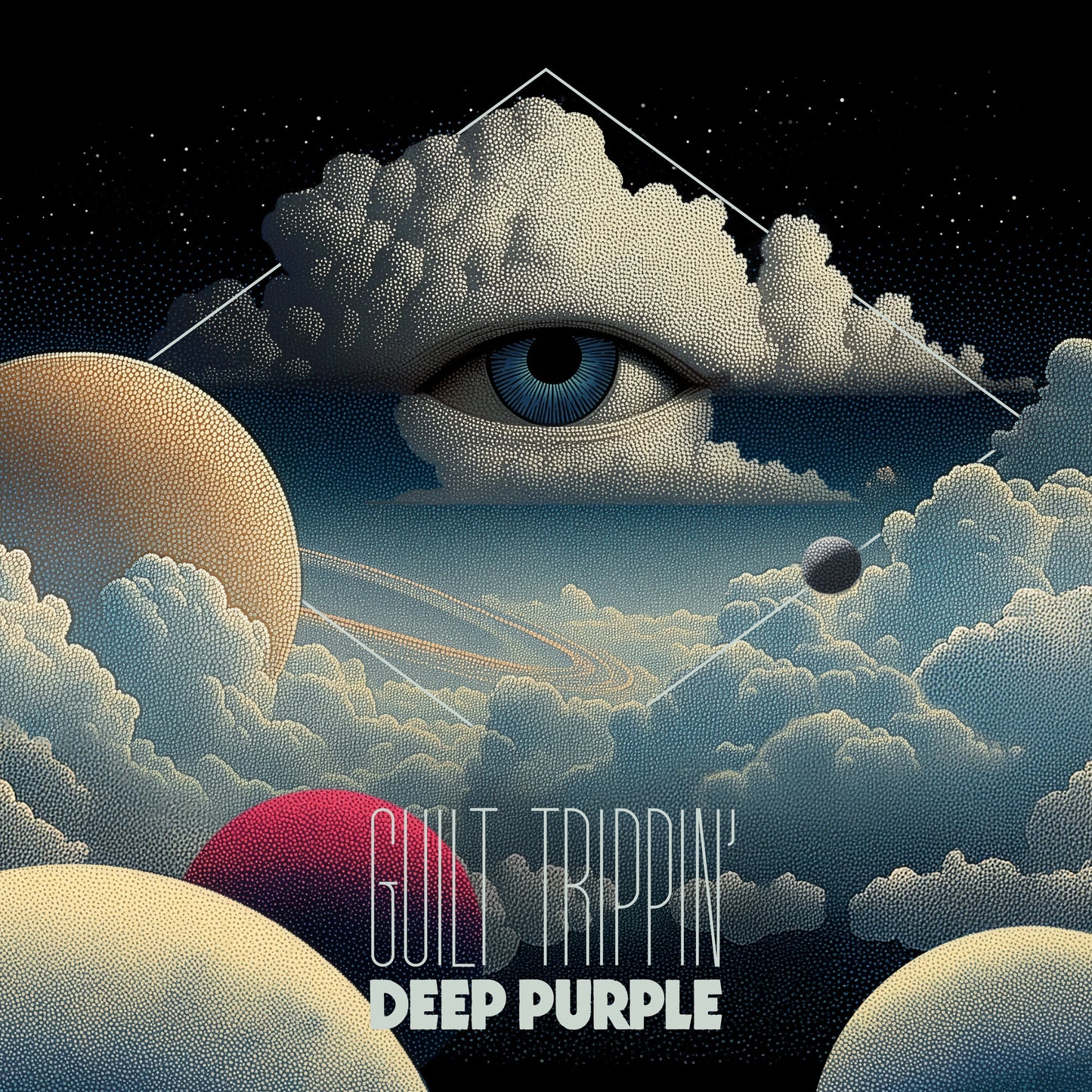PRE-ORDER Deep Purple - Guilt Trippin' (Limited) (Silver/Blue Splatter 12" Maxi Single) [Vinyl]