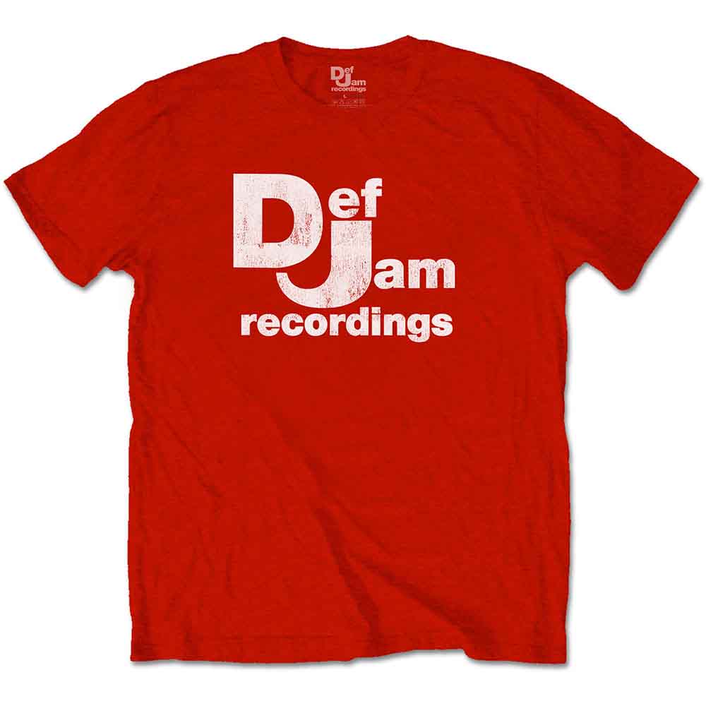 Def Jam Recordings Classic Logo [T-Shirt] Red