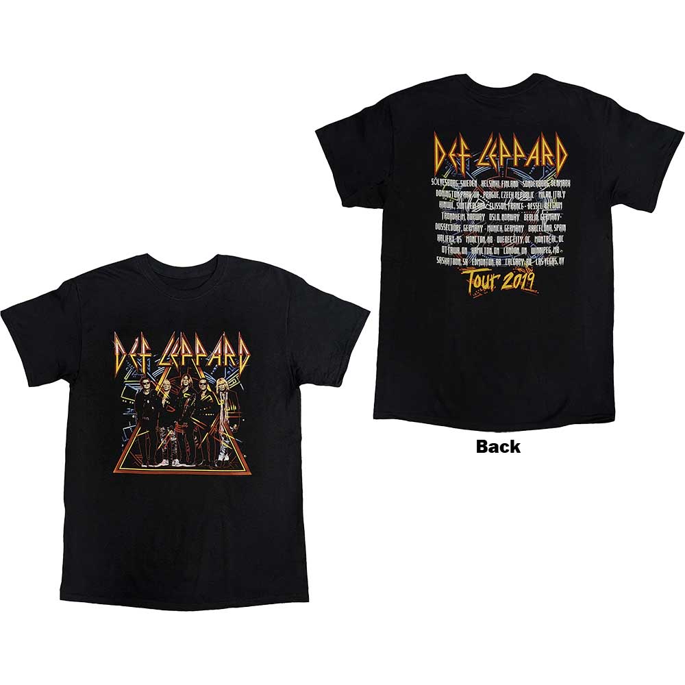 Def Leppard Band Photo Tour 2019 [T-Shirt] - Rock Band Apparel
