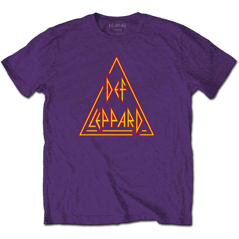 Def Leppard Classic Triangle Logo [T-Shirt] - Rock Band Apparel