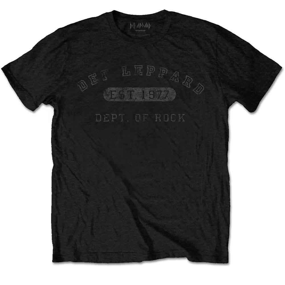 Def Leppard Collegiate Logo [T-Shirt] Black