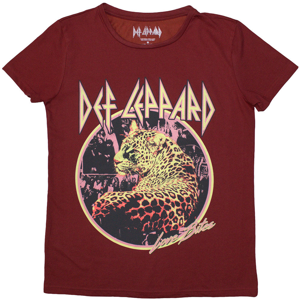 Def Leppard Love Bites [T-Shirt] Red