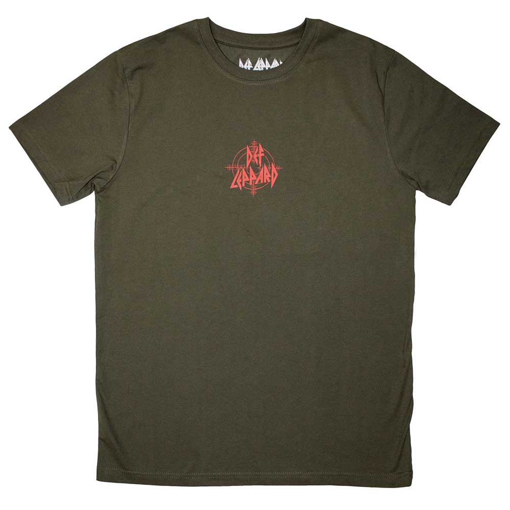Def Leppard Mini Target Logo [T-Shirt] Green