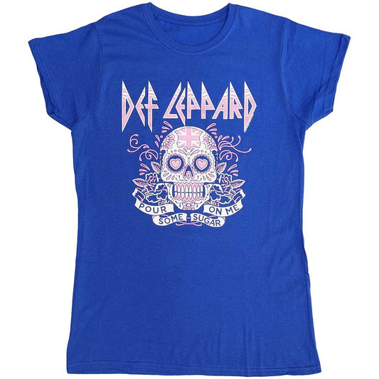 Def Leppard Pour Some Sugar On Me Skull Tour 2019 [T-Shirt] - Rock Band Apparel