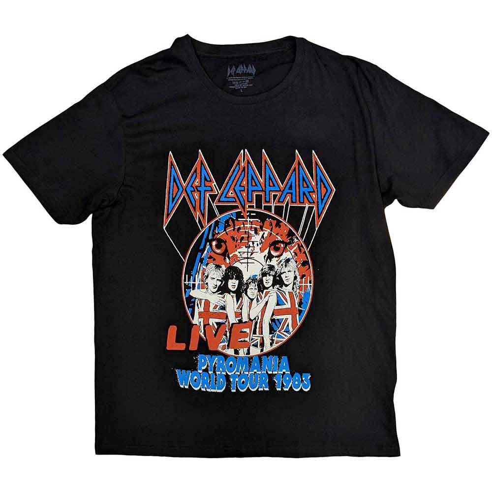 Def Leppard Pyro World Tour [T-Shirt] Black