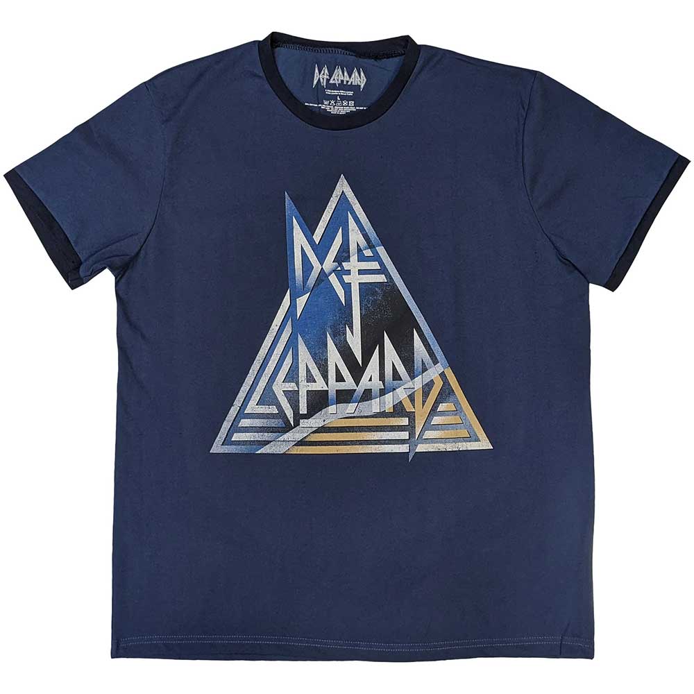 Def Leppard Triangle Logo [] Blue