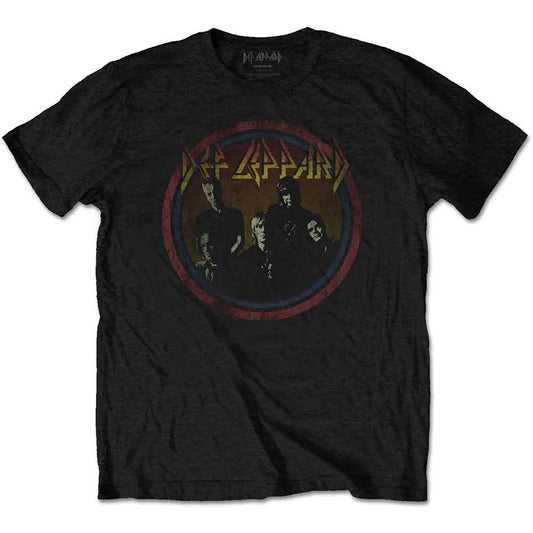 Def Leppard Vintage Circle [T-Shirt] - Rock Band Apparel