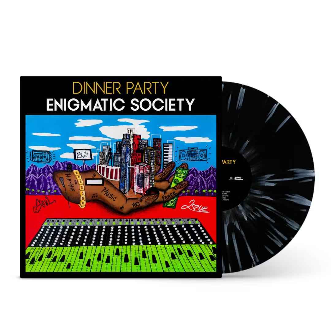 Dinner Party - Enigmatic Society (Black W/ White Splatter) [Explicit Content] [Vinyl]