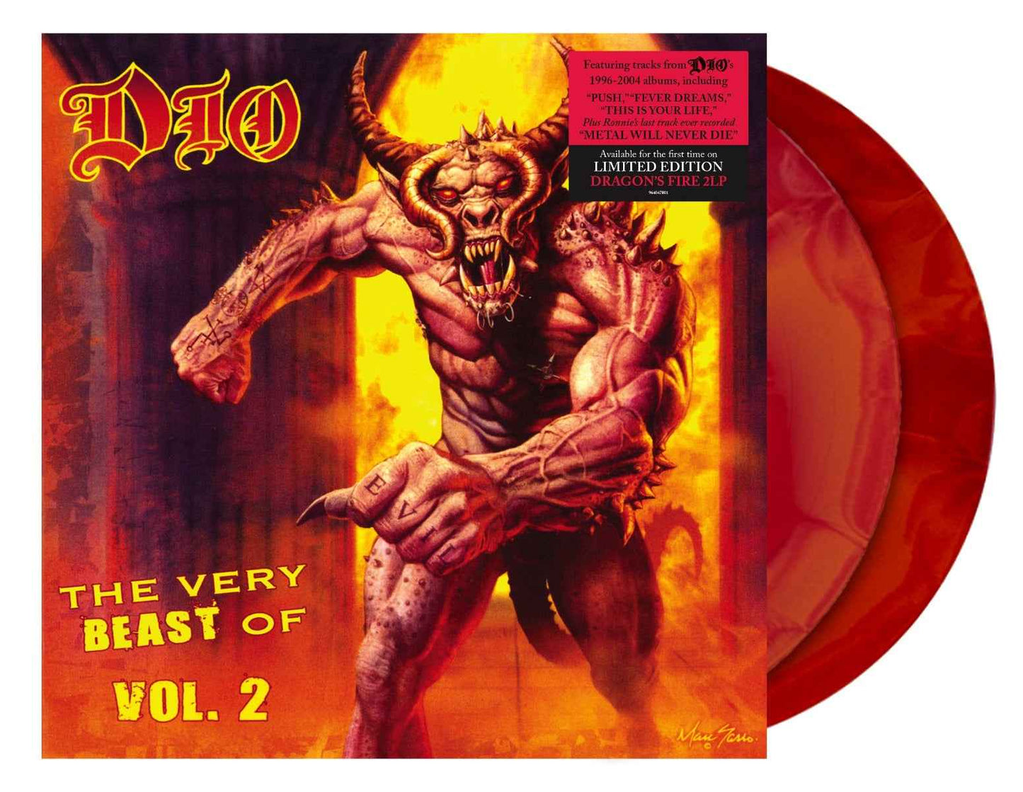 The Very Best Of Dio, Vol. 2 ("Dragon's Fire" Colored Vinyl) (2 Lp's) [Vinyl]