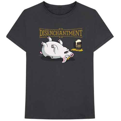 Disenchantment Pig [T-Shirt] Grey