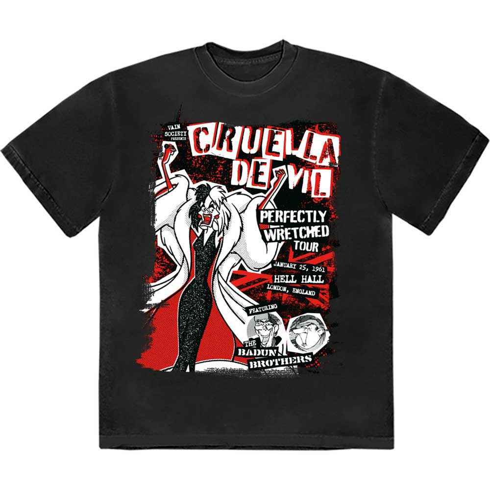 Disney 101 Dalmatians Cruella Tour [T-Shirt] - Rock Band Apparel