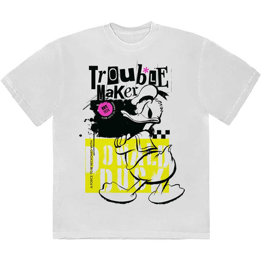Disney Donald Duck Trouble Maker [T-Shirt] White