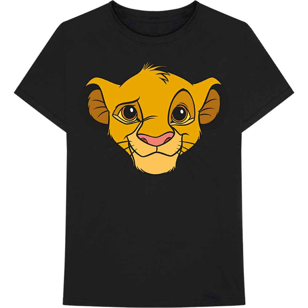 Disney Lion King - Simba Face [T-Shirt] Black