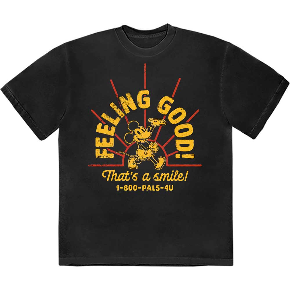 Disney Mickey Mouse Feeling Good [T-Shirt] Black