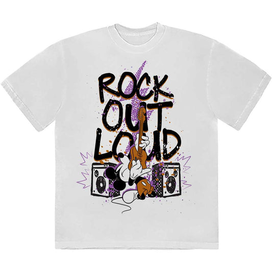 Disney Mickey Mouse Rock Out Loud [T-Shirt] White