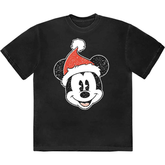 Disney Mickey Mouse Santa Hat [T-Shirt] - Rock Band Apparel